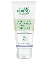 Mario Badescu Lavender Hand Cream with Vitamin E, 3 Oz