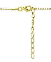 Giani Bernini Beaded Station Chain Necklace 18k Gold-Plated Silver, or Rose Silver Sterling 18" + 2" extender, Created fo