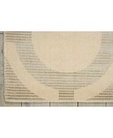 Nourison Home Luminance Lum01 Cream Gray Rug