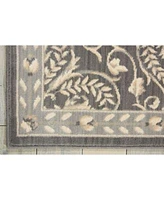 Nourison Home Riviera Ri01 Charcoal Rug