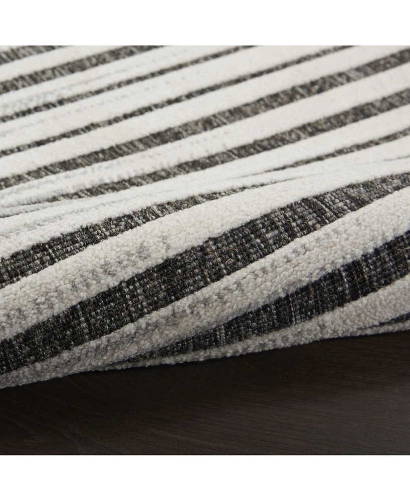 Nourison Home Key Largo KLG01 Onyx 7'10" x 9'10" Outdoor Area Rug