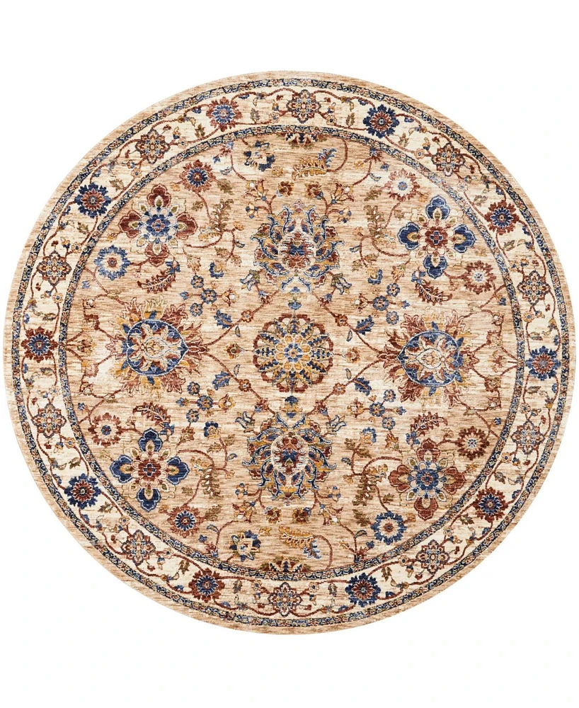 Closeout! Nourison Home Lagos LAG02 Brick 5'3" x 7'6" Area Rug