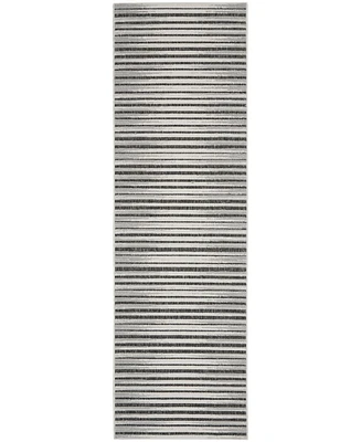 Nourison Home Key Largo KLG01 Onyx 2'2" x 7'6" Runner Rug