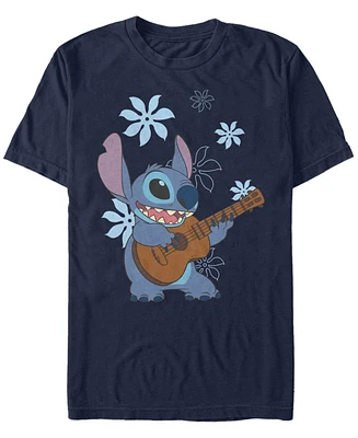 Fifth Sun Men's Stitch Flowers Short Sleeve T-Shirt
