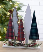 Glitzhome Wooden Christmas Tree Table decor