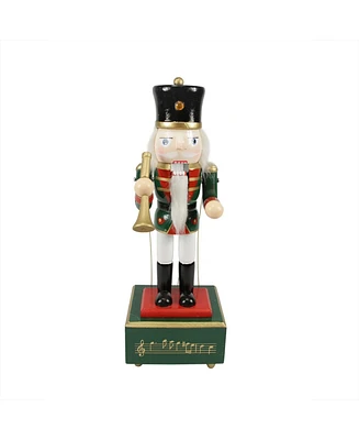 Northlight Animated and Musical Christmas Nutcracker with Trumpet