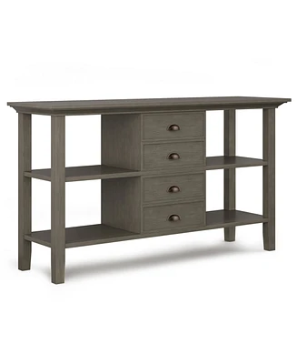 Simpli Home Redmond Solid Wood Console Sofa Table
