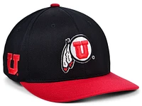 Top of the World Men's Black Utah Utes Reflex Fitted Hat