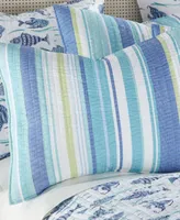 Levtex Laida Beach Whimsical Fish Reversible 3-Pc. Quilt Set