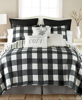 Levtex Camden Buffalo Check Reversible 3-Pc. Quilt Set, King/California King