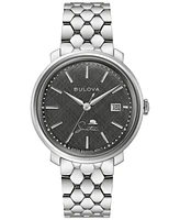Bulova Men's Frank Sinatra Stainless Steel Bracelet Watch 40mm