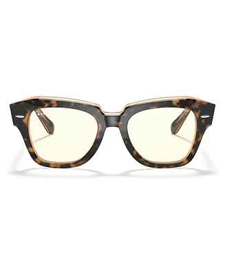 Ray-Ban Unisex State Street Blue Light Sunglasses, RB2186