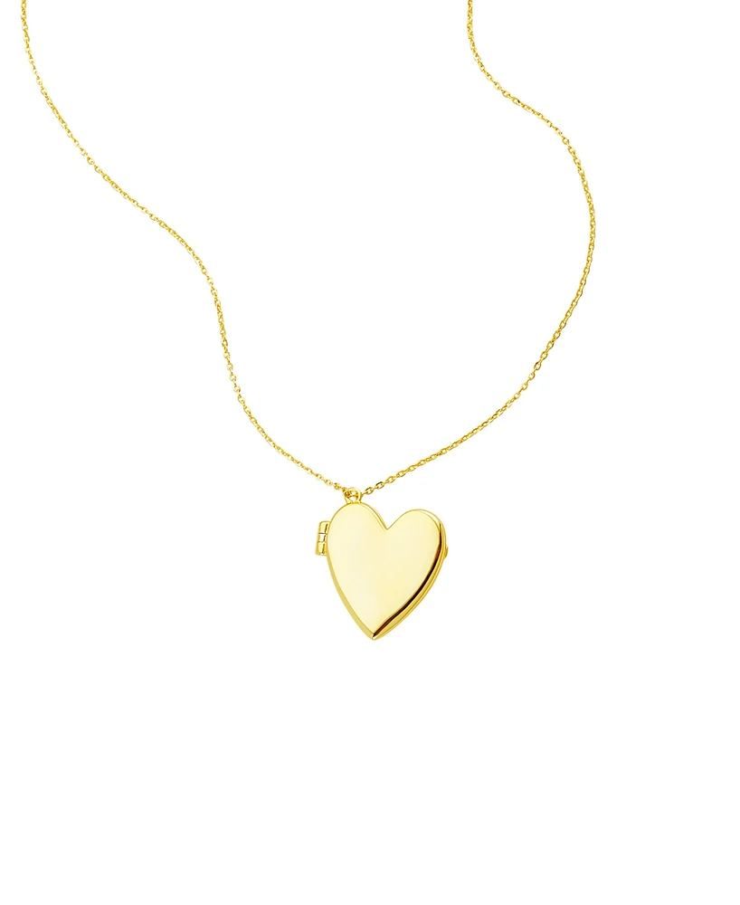 Adornia Heart Locket Necklace