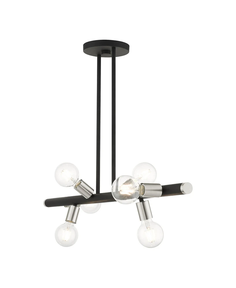 Bannister 6 Lights Linear Chandelier