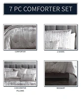Riverbrook Home Turin Crinkle 7 Piece Comforter Sets