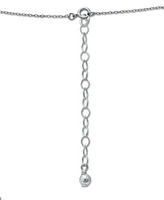 Giani Bernini Created Green Quartz and Cubic Zirconia Cross Pendant