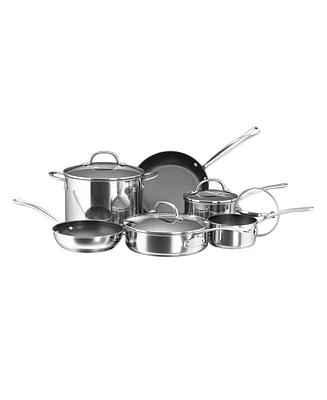 Farberware Millennium Stainless Steel Nonstick 10-Pc. Cookware Set