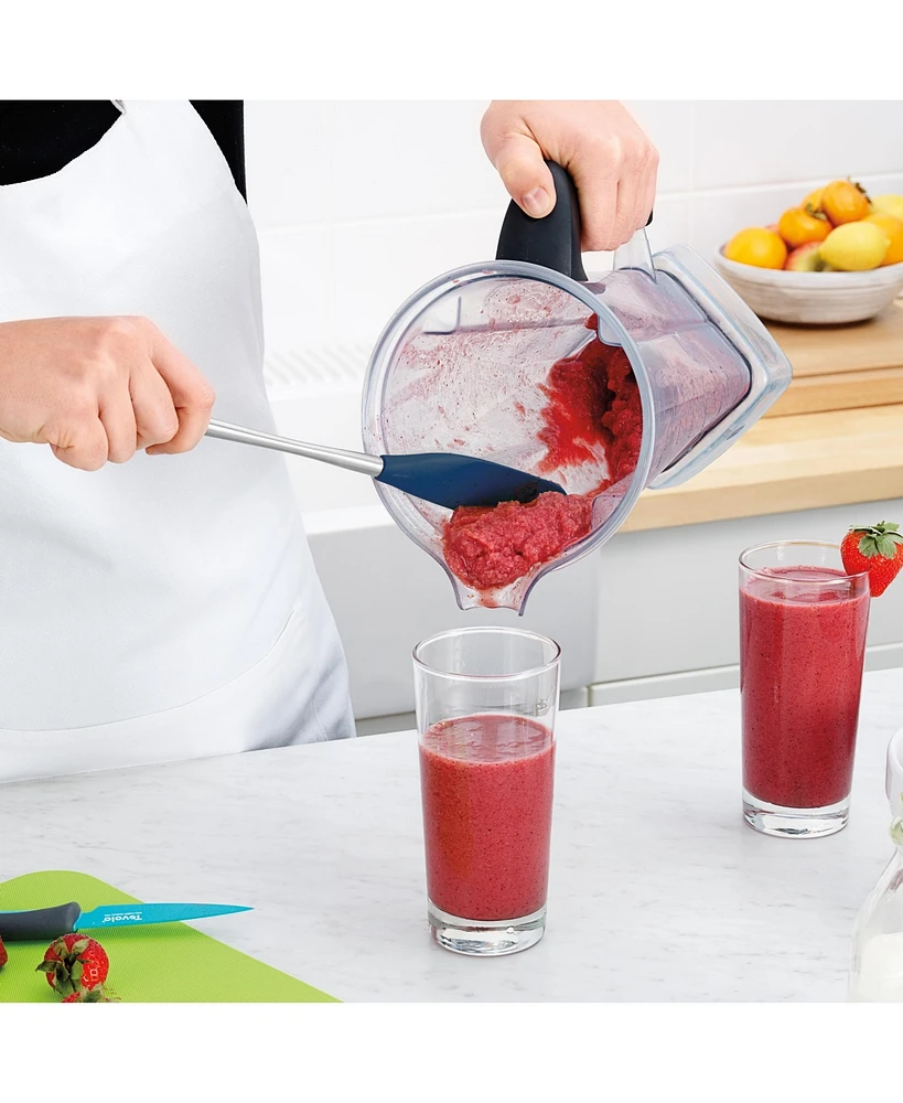 Tovolo Flex-Core Long-Handled Silicone Jar Scraper Spatula