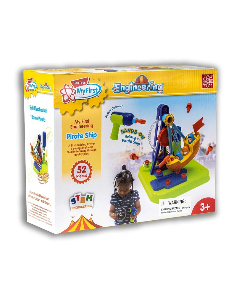 Edu Toys My First Engineering Pirate Ship Stem Toy