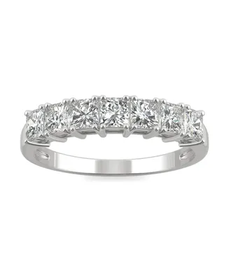 Moissanite Square Anniversary Band 1-1/4 ct. t.w. Diamond Equivalent in 14k White Gold