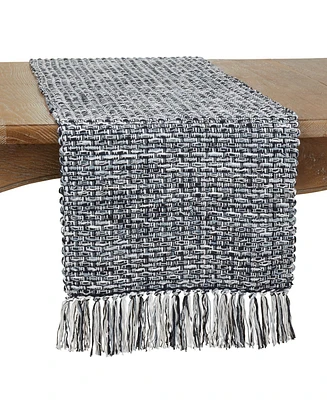 Saro Lifestyle Woven Design Long Table Runner, 72" x 16"