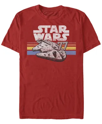 Fifth Sun Men's Vintage-Like Falcon Short Sleeve Crew T-shirt