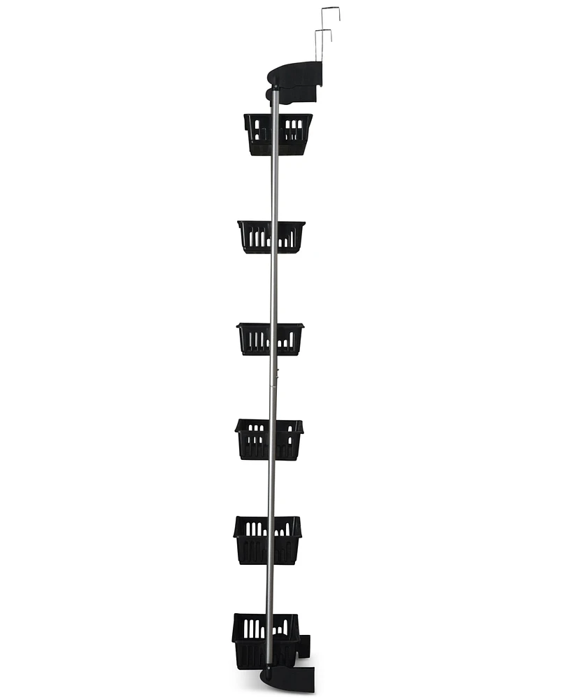 Household Essentials Over-the-Door 6-Shelf Storage Rack