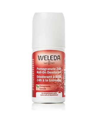 Weleda Pomegranate 24 Hours Roll-On Deodorant, 1.7 oz