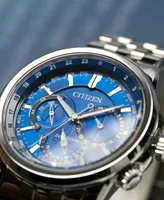 Citizen Men's Eco-Drive Calendrier Stainless Steel Bracelet Watch 44mm BU2021-51L