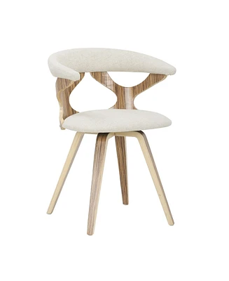 Gardenia Mid-Century Modern Dining and Accent Chair with Swivel
