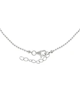 Giani Bernini Cubic Zirconia Moon & Star Charm Ankle Bracelet in Sterling Silver, Created for Macy's