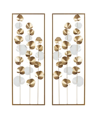 Modern Floral Wall Decor, Set of 2