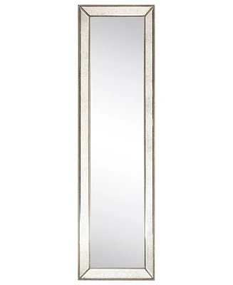 Empire Art Direct Solid Wood Frame Covered with Beveled Antique Mirror - 64" x 18"
