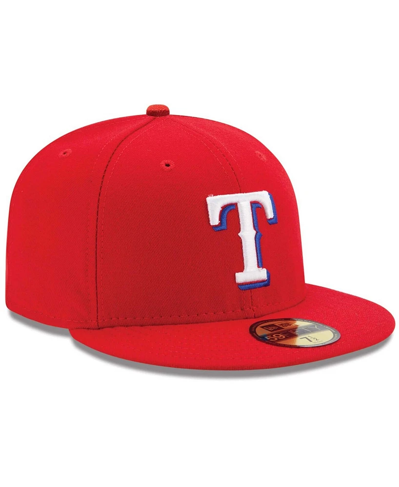 New Era Men's Texas Rangers Alternate Authentic Collection On-Field 59FIFTY Fitted Cap