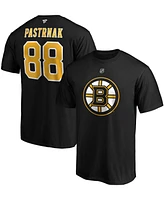 Fanatics Men's David Pastrnak Boston Bruins Team Authentic Stack T-Shirt