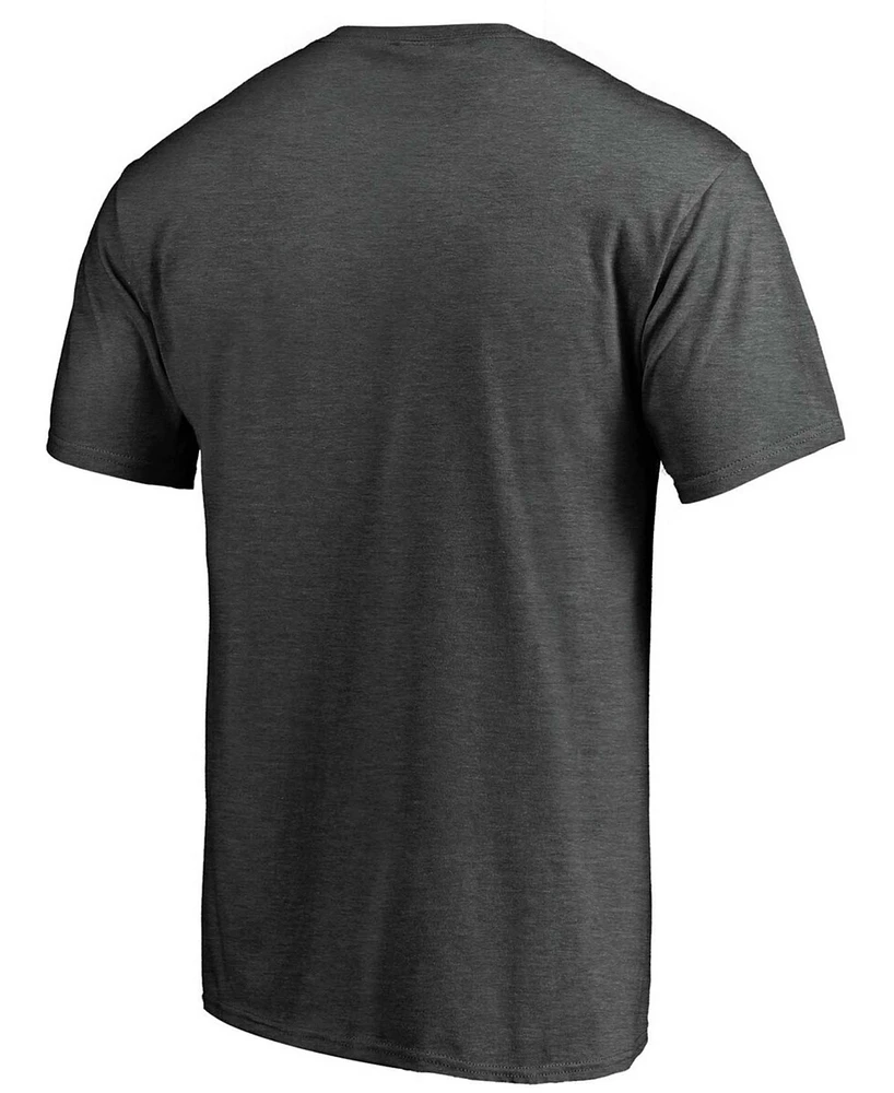Men's Charcoal San Francisco Giants Heart Soul T-shirt