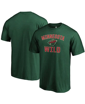 Men's Green Minnesota Wild Team Victory Arch T-shirt