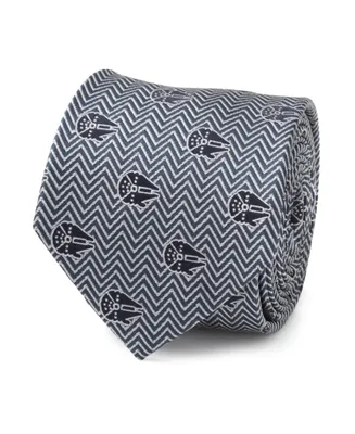 Star Wars Men's Millennium Falcon Herringbone Tie