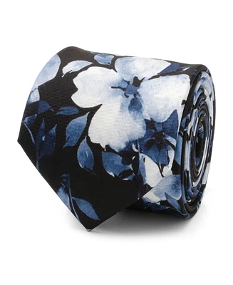 Ox & Bull Trading Co. Men's Painted Floral Silk Tie