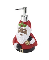 Avanti Santa with Bell Holiday Resin Soap/Lotion Dispenser