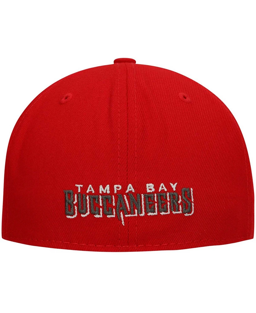 Men's Red Tampa Bay Buccaneers Team Basic 59FIFTY Fitted Hat