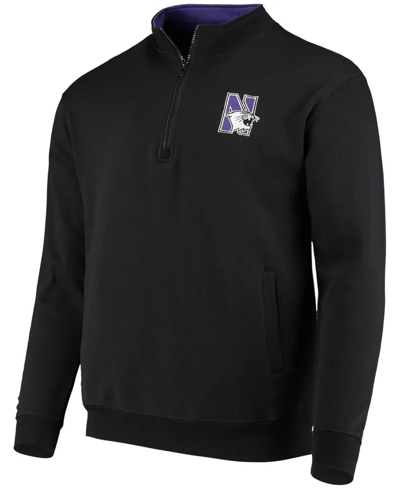 Men's Northwestern Wildcats Tortugas Logo Quarter-Zip Jacket