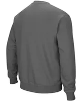 Colosseum Men's Marquette Golden Eagles Arch and Logo Crew Neck Sweatshirt