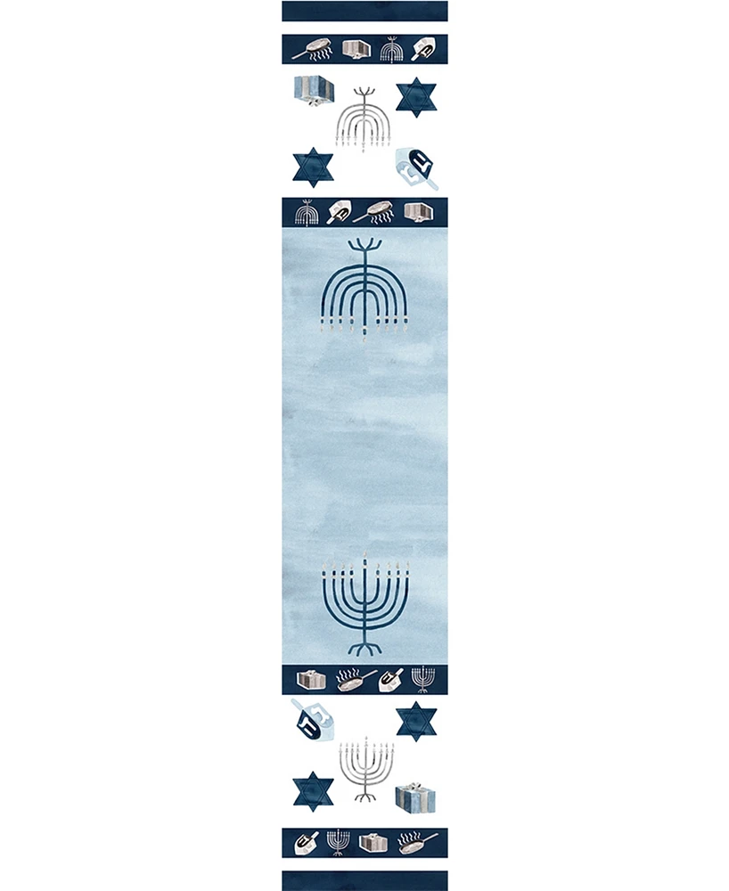 Happy Hanukkah Table Runner, 72" x 13"