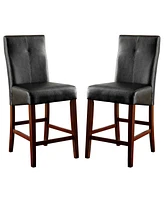 Rosa Upholstered Counter Chairs (Set of 2)