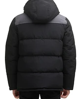 Levi's Men's Quilted Four Pocket Parka Hoody Jacket