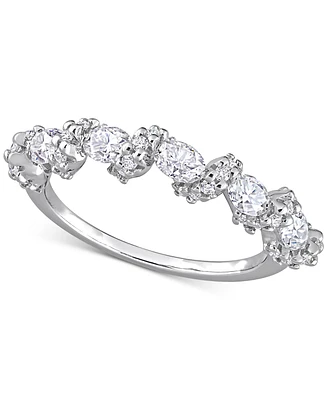 Lab-Grown Moissanite Band (1-1/4 ct. t.w.) Sterling Silver