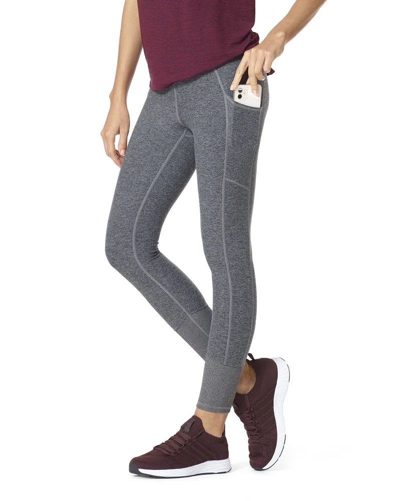 Hue Women's Wide Waistband Hold It Leggings