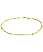 Giani Bernini Curb Link Ankle Bracelet, Created for Macy's