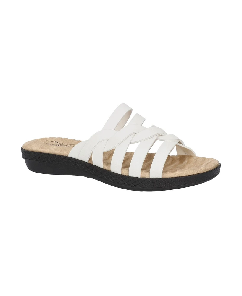Easy Street Women's Comfort Wave Sheri Slide Sandals